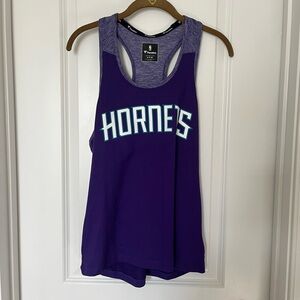 Fanatics Charlotte Hornets Small Purple Heathered Racerback Tank Top